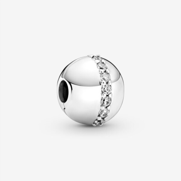 Sparkling Line Clip Charm Pandora