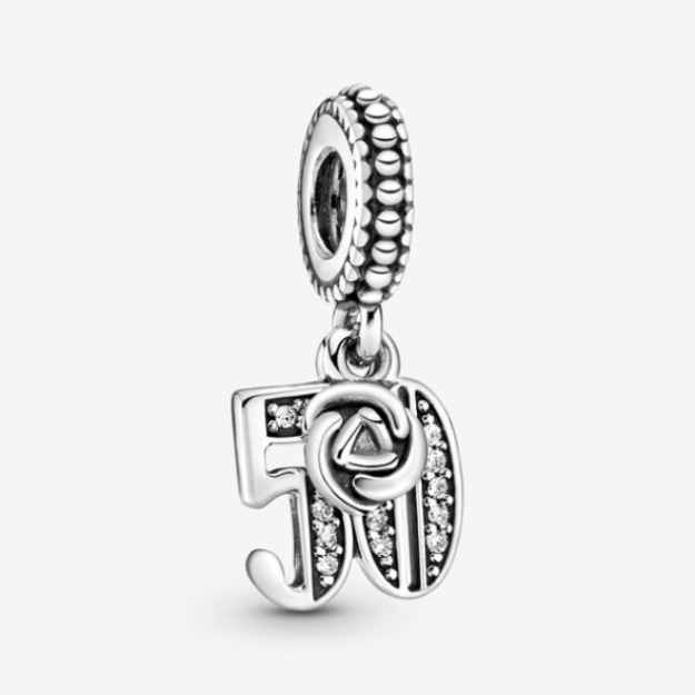 50th Celebration Dangle Charm Pandora