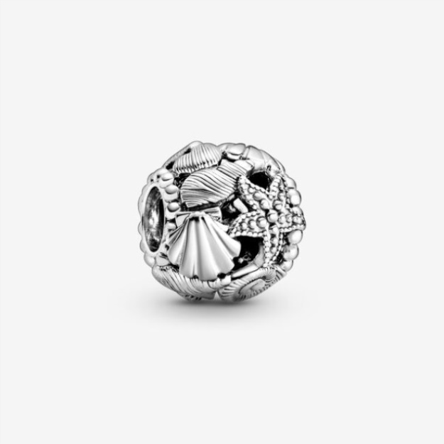 Openwork Starfish Shells Hearts Charm Pandora