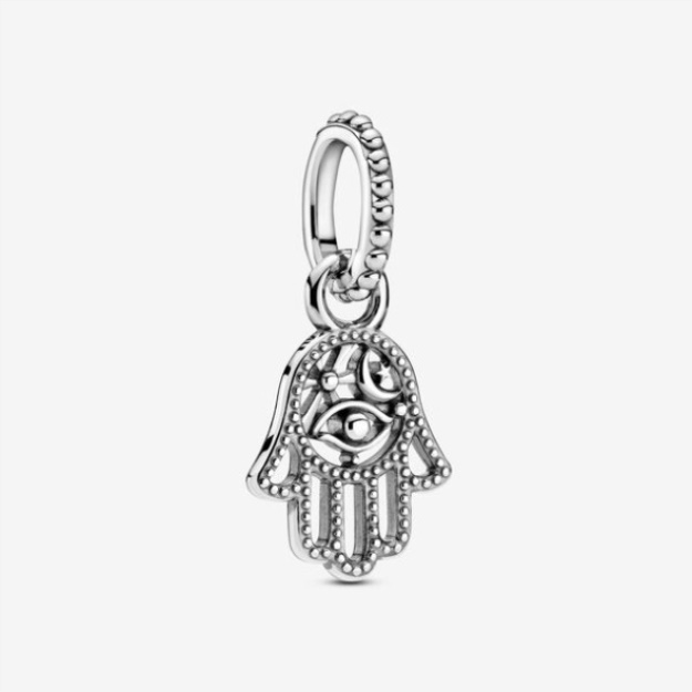 Protective Hamsa Hand Dangle Charm Pandora