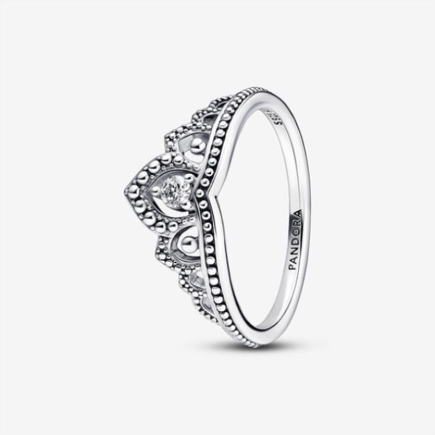 Regal Beaded Tiara Ring Pandora