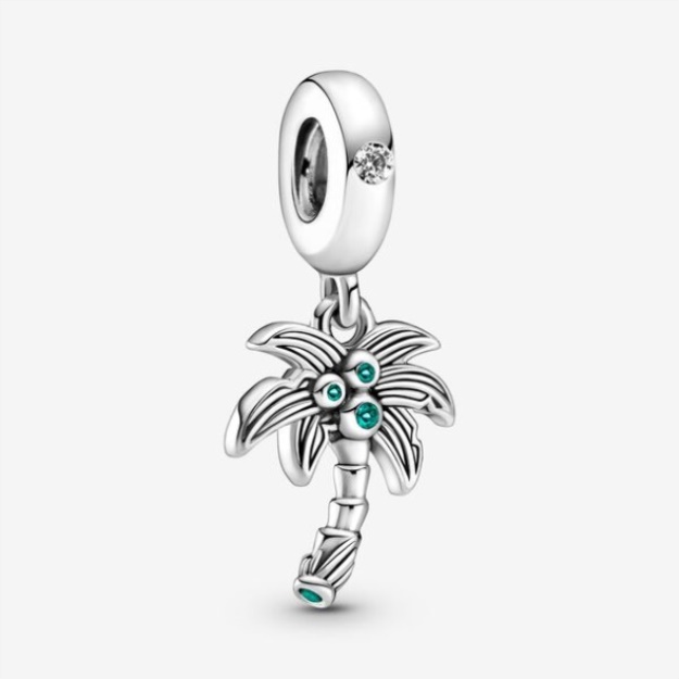 Palm Tree Coconuts Dangle Charm Pandora