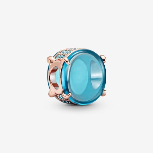 Blue Oval Cabochon Charm-Final Sale Pandora