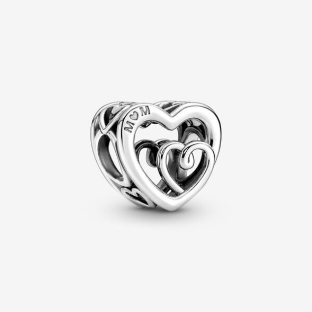 Entwined Infinite Hearts Charm Pandora