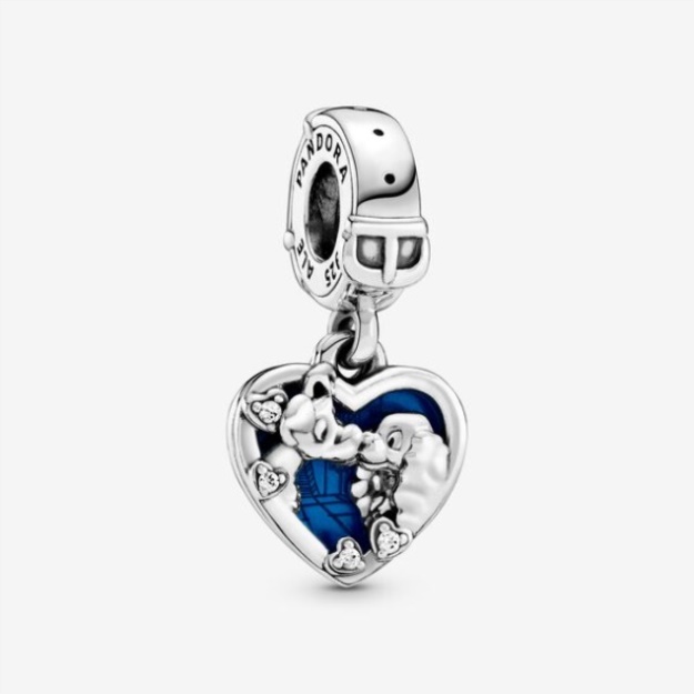 Disney Lady And The Tramp Heart Dangle Charm Pandora