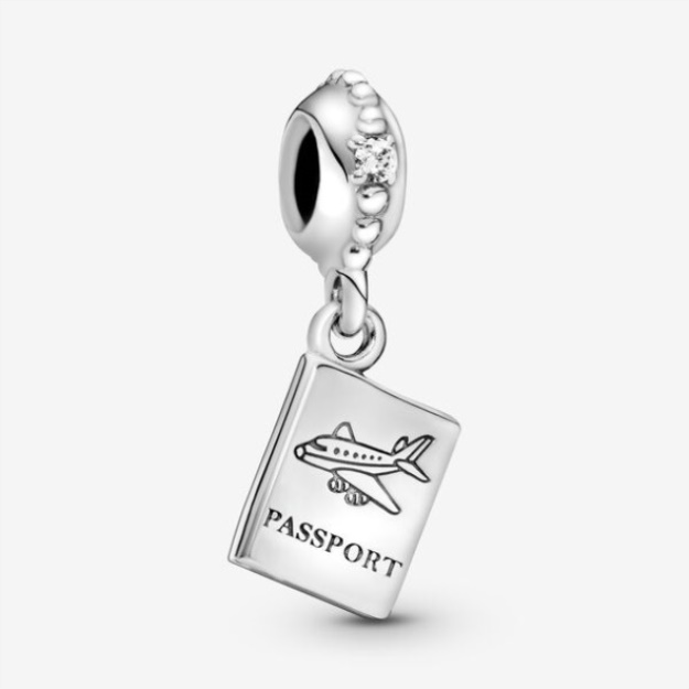 Passport Travel Dangle Charm Pandora