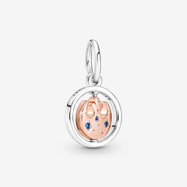 Star Wars Rebel Alliance Symbol Spinning Pendant Pandora