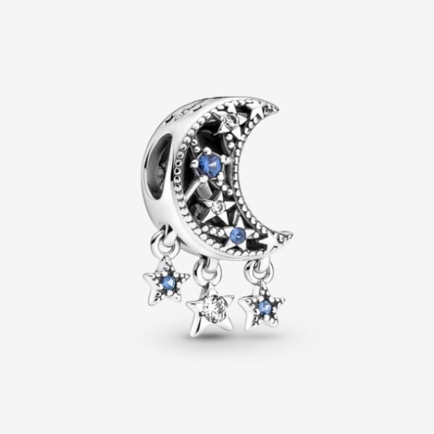Star Crescent Moon Charm Pandora