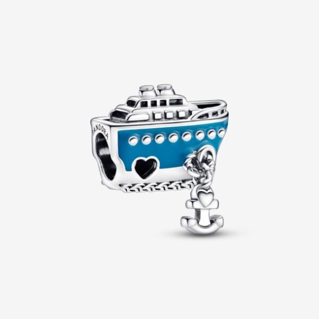 Anchored Cruise Ship Charm Pandora