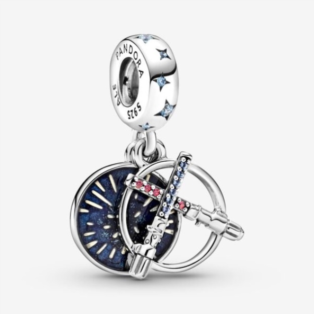 Star Wars Lightsaber Double Dangle Charm-Final Sale Pandora