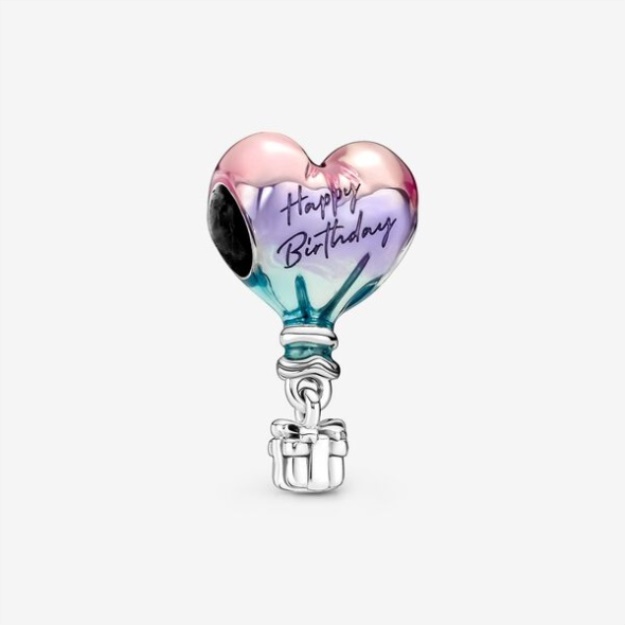 Happy Birthday Hot Air Balloon Charm Pandora