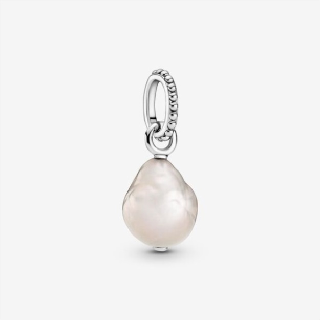 Treated Freshwater Cultured Baroque Pearl Pendant Pandora