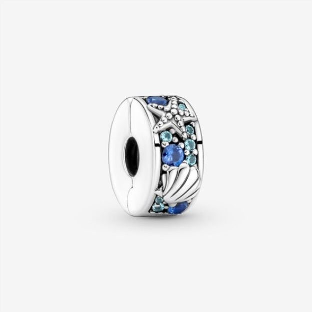 Tropical Starfish Shell Clip Charm Pandora