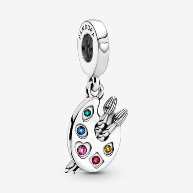 Artist's Palette Dangle Charm Pandora