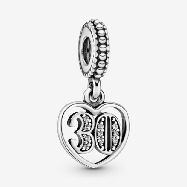 30th Celebration Dangle Charm Pandora