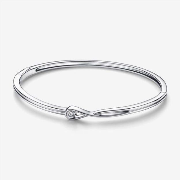 Pandora Brilliance Lab-Created 0.15 Ct Tw Diamond Bangle