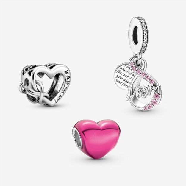 Mom Forever Charm Trio Pandora