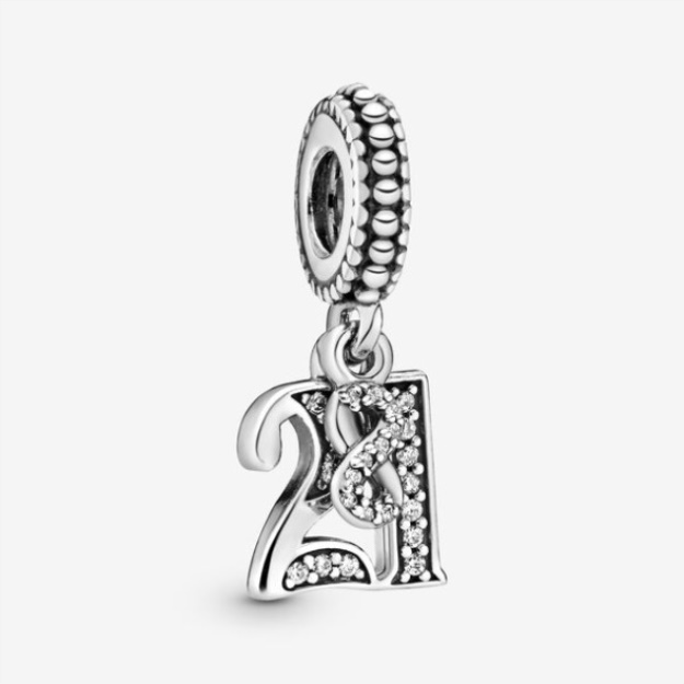 21St Celebration Dangle Charm Pandora
