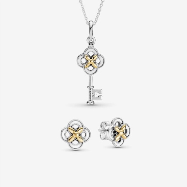 Regal Marquise Necklace And Earrings Set Pandora