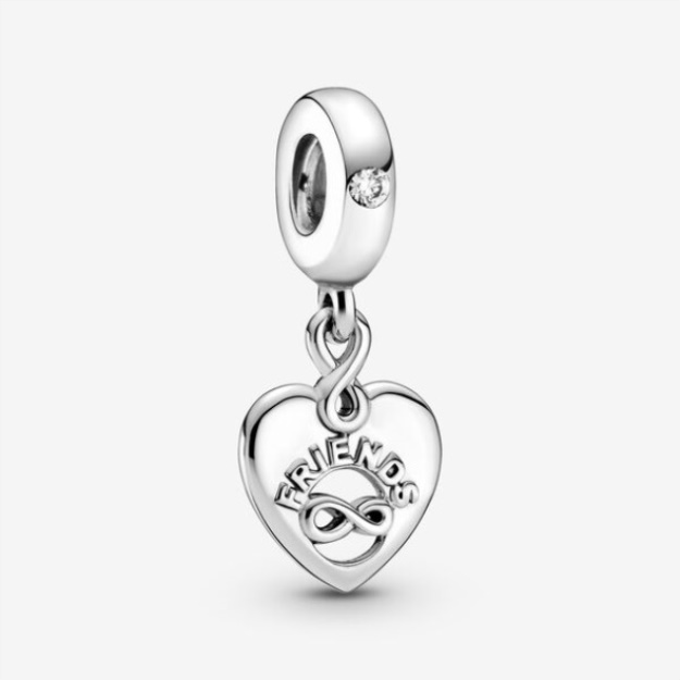Friends Forever Heart Dangle Charm Pandora