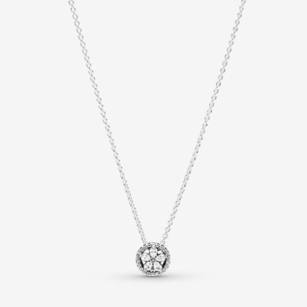 Sparkling Snowflake Collier Necklace Pandora