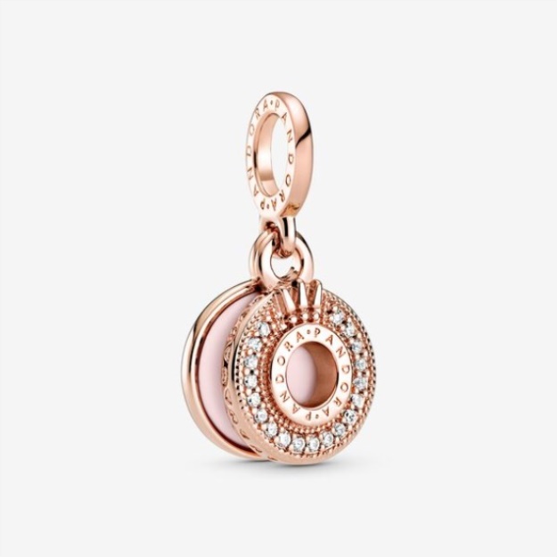 Sparkling Pave Crown O Dangle Charm Pandora