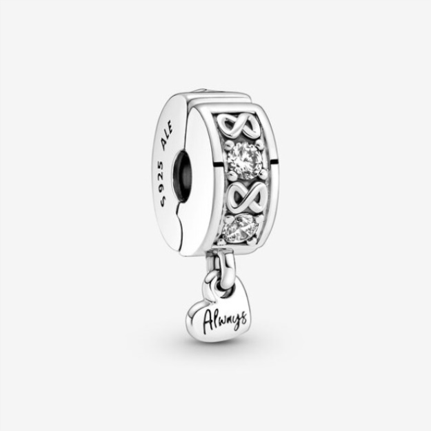 Family Always Pave Clip Charm Pandora