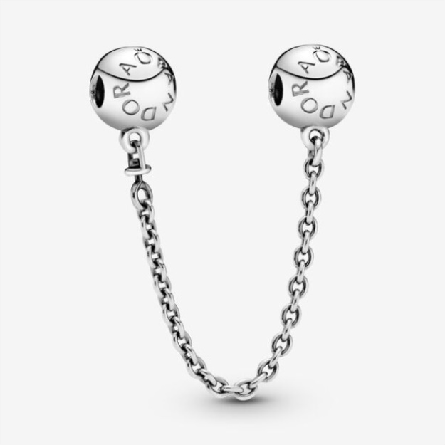 Pandora Logo Safety Chain Charm