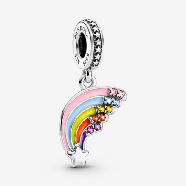 Colourful Rainbow Dangle Charm Pandora