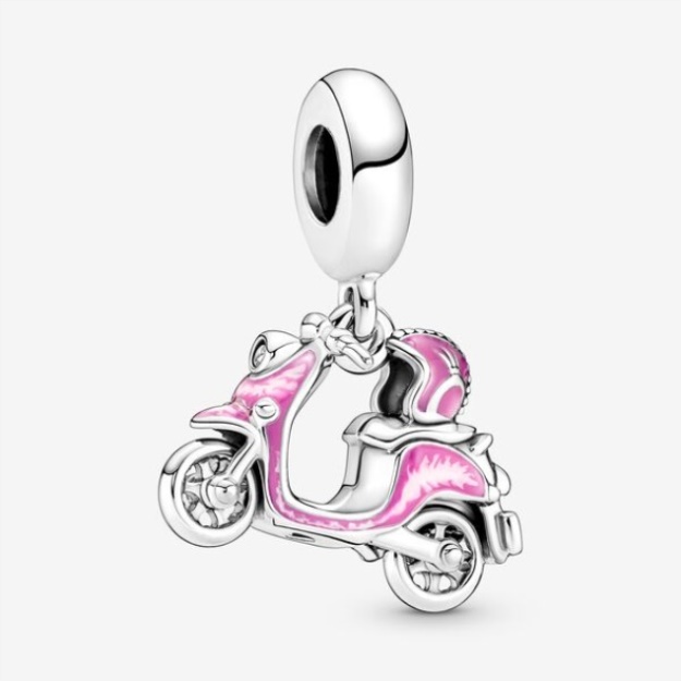 Pink Scooter Dangle Charm Pandora
