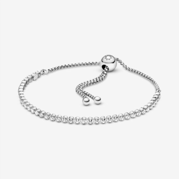 Sparkling Slider Tennis Bracelet Pandora Sterling Silver
