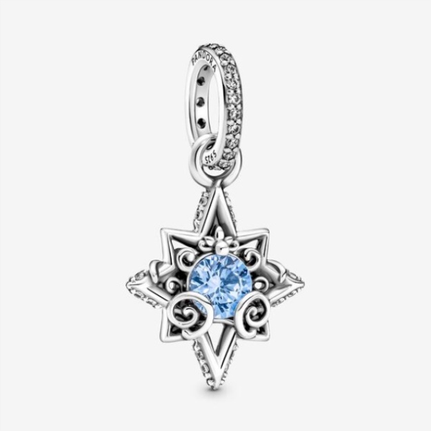 Disney Cinderella Blue Star Pendant Pandora