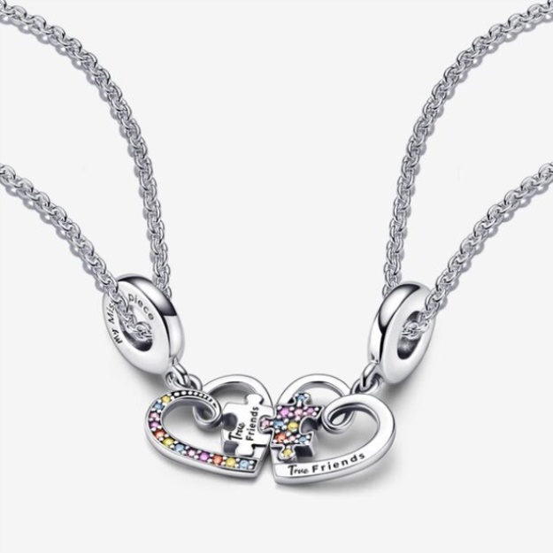 True Friends Splittable Friendship Necklace Set Pandora