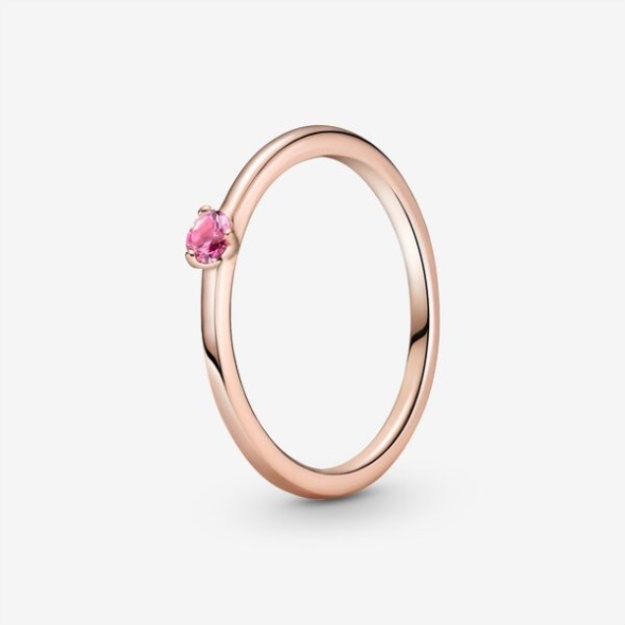 Pink Solitaire Ring Pandora