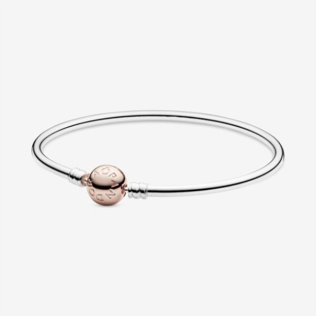Pandora Moments Bangle Two-Tone
