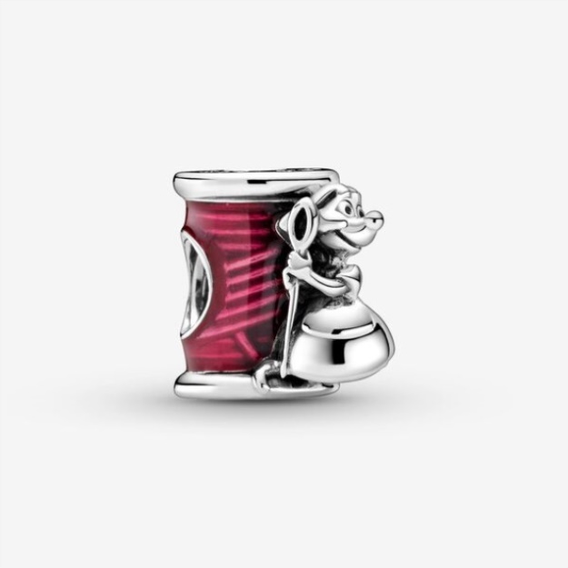 Disney Cinderella Suzy Mouse Needle Thread Charm Pandora