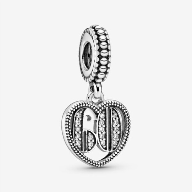 60th Celebration Dangle Charm Pandora