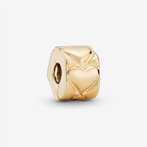Pandora Simple Heart Clip Charm