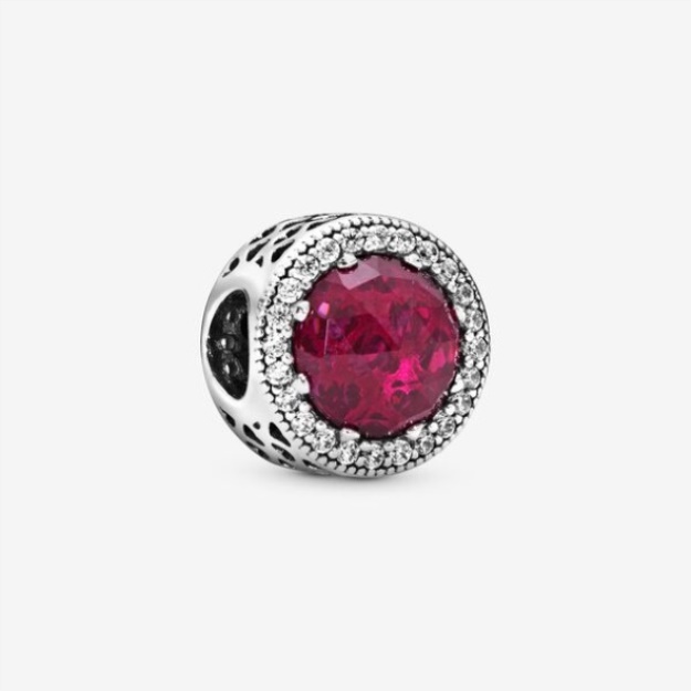 Sparkling Cerise Pink Charm Pandora