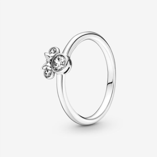 Disney Minnie Mouse Sparkling Head Ring Pandora