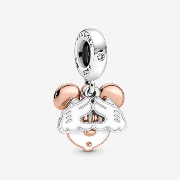 Disney Mickey Mouse Double Dangle Charm Pandora