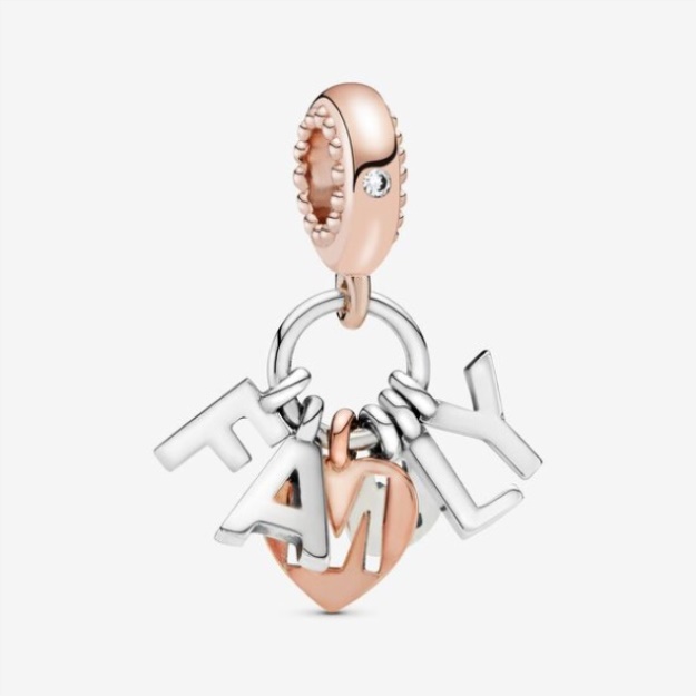 Family Letters Dangle Charm Pandora