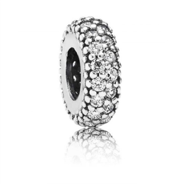 Clear Pave Charm Spacer Pandora