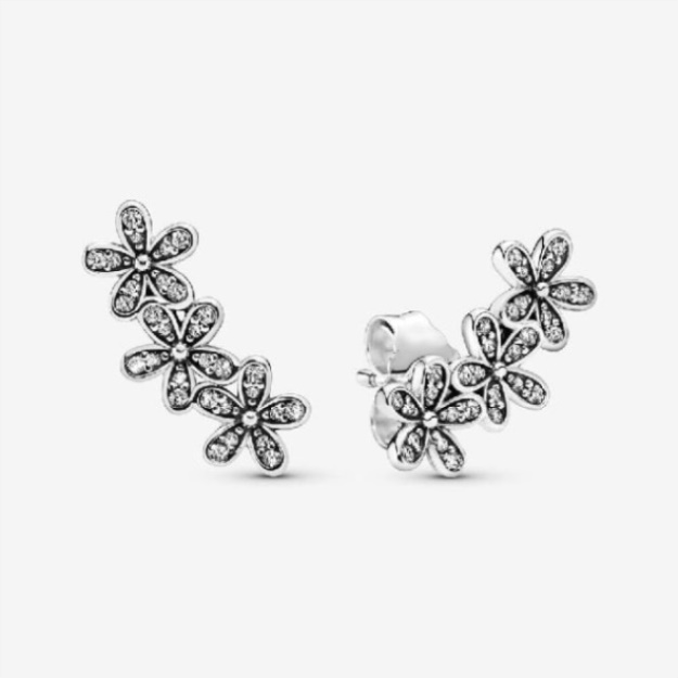 Daisy Flower Stud Earrings Pandora