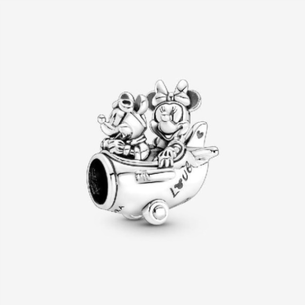 Disney Mickey Mouse & Minnie Mouse Airplane Charm Pandora