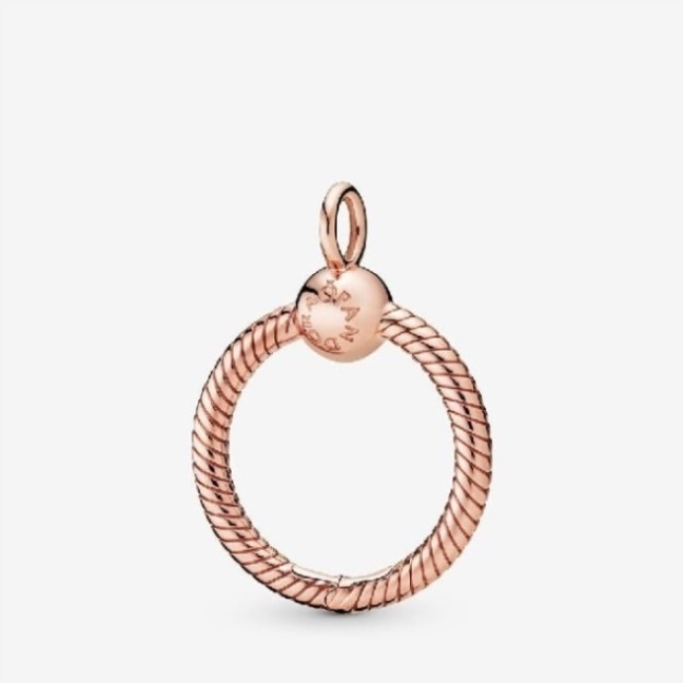 Moments Rose Small O Pendant Pandora