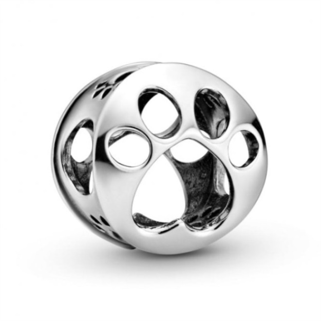 Openwork Paw Print Charms Pandora