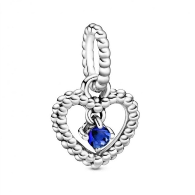 September Birthstone Heart Charms Pandora