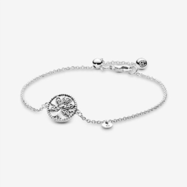 Sparkling Pandora Family Tree Slider Bracelet